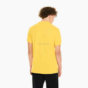 Polo T-shirt décontracté pour homme de haute qualité, respirant et personnalisable avec votre logo brodé, faible MOQ - Product Image 5