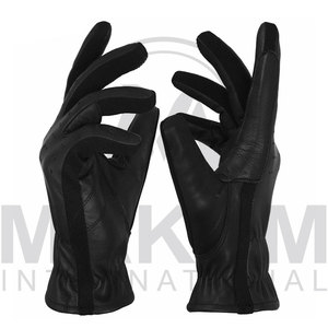 Gants d'équitation en cuir, gants de manége à doigts entiers, respirants, antidérapants, légers, équipement équestre - Product Image 3