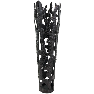 Venta al por Mayor de Floreros Creativos de Aluminio Negro para Decoración de Bodas, Decoración del Hogar, Centro de Mesa y Eventos a Precios Bajos - Product Image 6