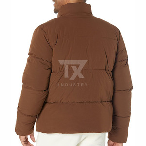 High-Quality <b>Men's</b> Down Puffer <b>Jacket</b> for Outdoor Winter Comfort Customizable <b>Long</b>-Size - Product Image 3