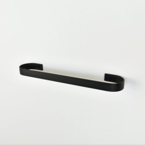 Porte-serviettes mural moderne en acier inoxydable à double rail pour salle de bain - Product Image 1