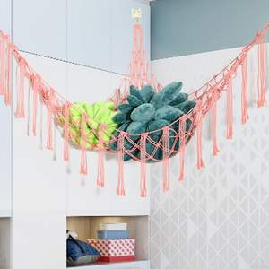 Hamac mural en macramé pour jouets, gain de place, pour chambre d'enfant et décoration intérieure - Product Image 3