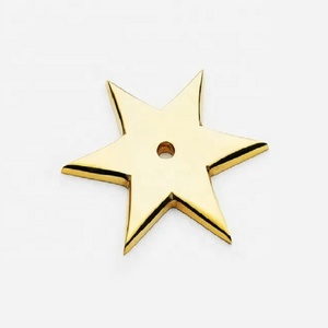 Poignée de meuble en laiton de qualité supérieure, forme étoile, design élégant, durable, finition nickel satiné, pour la maison et le bureau - Product Image 5