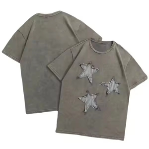 OEM Best Style <b>Men's</b> T-Shirts Custom Front Logo 100% Cotton Oversized Silk Screen Printed Eco-Friendly Quick Dry Soft T-Shirt - Product Image 1