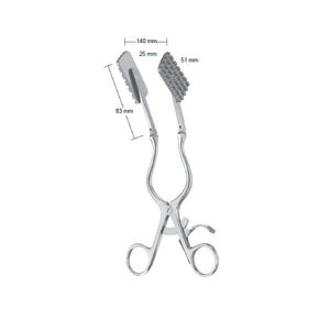 Instruments chirurgicaux Ralph Ortho KOBEL SOFT TISSUE RETRACTOR LARGE en acier inoxydable, fabriqués par Dentavex Corporation - Product Image 1