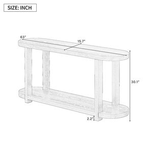 Mesa Consola Moderna Minimalista U_STYLE con Chapa de Fresno, Diseño de Escritorio Optimizado para Salas de Estudio, Entradas o Pasillos - Product Image 5