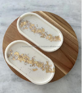 Bandeja rectangular redonda de resina de la mejor calidad con hermoso diseño - Product Image 1