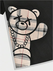 Custom Two Piece T Shirts Short <b>Set</b> Summer Men Clothing 2 Piece T Shirt And Shorts Men Short <b>Sets</b> - Product Image 4