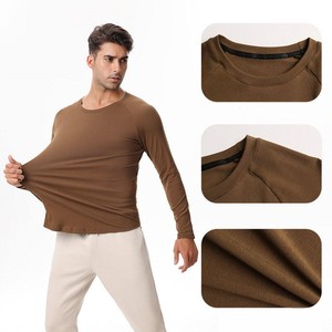 T-shirt en coton à manches longues pour homme, style streetwear, col rond, respirant, décontracté, mode quotidienne - Product Image 6