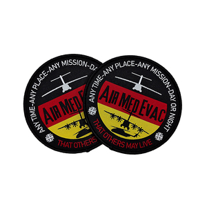 Woven Badges <b>Patches</b> <b>Jacket</b> Custom Label and Die Cut Woven <b>Patches</b> with Blank Woven Velcro <b>Patch</b> and Welded Edge Woven <b>Patches</b> - Product Image 5