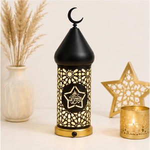 Decoración Metálica al por Mayor para Ramadán, Estrella Hueca de Hierro, Lámpara Eid Mubarak, Luna Creciente, Decoración Islámica para el Hogar, Centro de Mesa, Artículos para Fiestas - Product Image 4