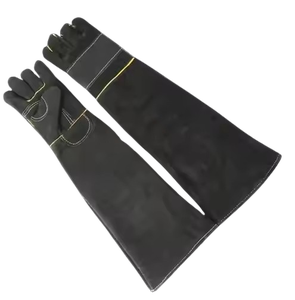 Extreme Safety Cowhide Split <b>Leather</b> Gloves for Welders Flame-Resistant and Fire-Affected <b>Wrist</b> Welding Gloves - Product Image 2