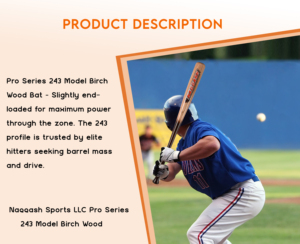 Unbreakable Carbon 271 Model Fiber kevlas wrap on Handle Maple Wood <b>bat</b> by Naqqash Sports - Product Image 3