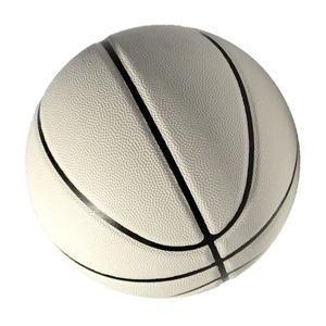 Ballon de basketball d'entraînement en cuir de qualité supérieure, couleur personnalisée, taille officielle 6, pour sports en intérieur/extérieur avec design imprimé - Product Image 1