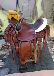 Western Roping Ranch Wade Saddle set Western Riding Horse Saddle Western Dressage Saddles para Horses Rider Portable - Product Image 4