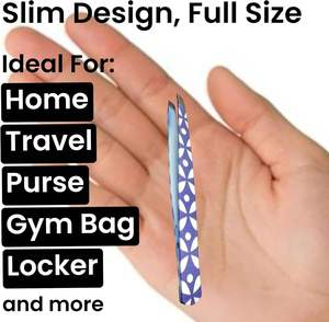 Juego de Pinzas de Acero Inoxidable UBI de 3 Piezas, Puntas Finas y Puntiagudas, Agarre Ergonómico Duradero para Manicura, Uso Doméstico/Comercial - Product Image 4