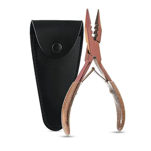 Premium Quality Hair <b>Extensions</b> Opener & Remover Pliers Hair Tinsel Feathers Fitting Plier Micro <b>Bead</b> Crimping Plier - Product Image 1