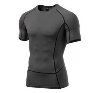 Nueva Llegada: Camisetas Rash Guard de Alta Calidad para Gimnasio, Yoga y Fitness, con Logotipo Personalizado, Camisetas Rash Guard para Hombre con Estampado Personalizado - Product Image 6