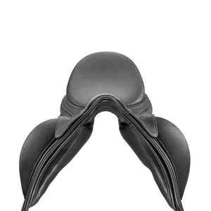 Selle d'équitation anglaise professionnelle en cuir de haute qualité, légère, robuste et durable, pour le saut d'obstacles et l'entraînement. - Product Image 3