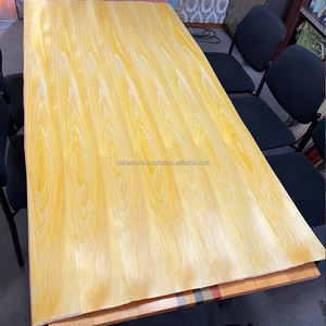 Placage texturé flexible non-collé IRODORITAI jaune teinté breveté, supporté par du papier Washi et non-tissé - Product Image 3