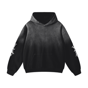 เสื้อฮู้ดดี้ผ้าคอตตอนหนานุ่มคุณภาพพรีเมียม รุ่น High Street 420gsm สีซันเฟด ลุควินเทจ สวมใส่สบาย  รับสกรีนโลโก้ - Product Image 4