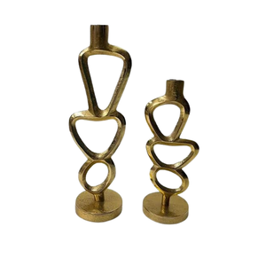 Royal Look Home Wedding Tabletop Decor Taper Candle Holder Home Decor Modern Vintage Interior for Christmas and Easter Occasions - Product Image 5