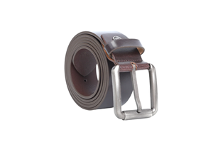 Cinturón de Cuero para Hombre, Diseño Simple y Moderno, 3.3 cm de Ancho, Cuero Vacuno Puro, Directo de Fábrica - Product Image 5