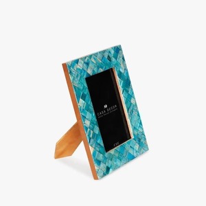 Elegant Bone Photo <b>Frame</b> 4x6 Inch Rectangle Vertical Tabletop Modern Mosaic Design - Product Image 3