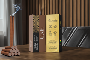 OUDH PREMIUM WOOD POWDER LESS DHOOP STICKS - Incienso Indio Ecológico 100% Natural y Orgánico para Uso Religioso - Product Image 3