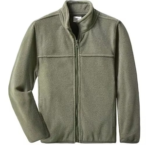 Hot Selling <b>Men</b> Customized Lightweight Zipper Closure Thin Fleece <b>Sherpa</b> Warm Winter <b>Jacket</b> Stand Collar Breathable Plus Size - Product Image 4