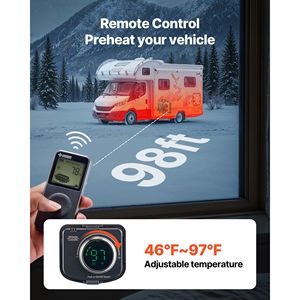 All-In-One 8KW riscaldatore Diesel telecomando schermo LCD riscaldamento rapido a basso rumore 1.2 Gal serbatoio del carburante per camion camper stufe a Gas - Product Image 6