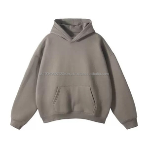 Sudaderas con capucha de lana con cremallera de contrato personalizado para hombre 420Gsm 100% algodón OEM de alta calidad grueso holgado High Street Vintage transpirable rápido - Product Image 6