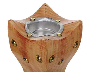 Quemador de incienso de Metal de madera hecho a mano quemador de incienso Mabkhara antiguo para difusor de incienso y aromaterapia precio razonable - Product Image 5