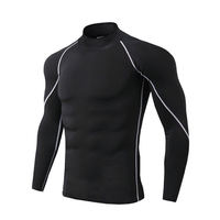 GAF 100% Spandex Respirant Séchage Rapide Personnalisable Impression de Logo Design Unique MMA Rash Guard Manches Courtes Longue Longueur