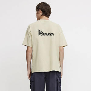 Camiseta Holgada con Hombros Caídos al por Mayor – 100% Algodón, Lisa, Sin Logotipo - Product Image 2