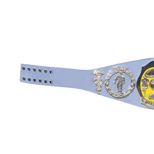 เข็มขัดแชมป์มวยปล้ำแบบมีสายรัดสีน้ำเงิน คุณภาพสูง พร้อมปรับแต่งได้สำหรับนักสะสม - Product Image 3