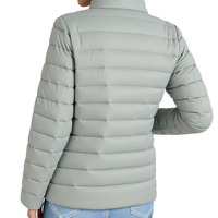 Chaqueta Cálida con Cierre y Cuello Alto Versátil para el Día a Día, Ligera, Cortavientos y Térmica, Prenda Exterior Informal Básica para Otoño e Invierno