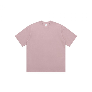 เสื้อยืดคอกลมแขนสั้นผู้ชาย ผ้าฝ้าย ทรงปกติ สีพื้น ใส่สบาย ผ้าเจอร์ซีย์ถัก ย้อมสีเรียบ - Product Image 5