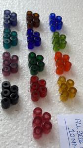 Multicolor Faceted Rondelle Glass <b>Beads</b> (Blue/Black/<b>Red</b>/Green) for Jewelry Making Fashion Accessories & Craft Supplies in Box - Product Image 4