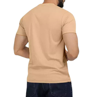 T-shirts pour hommes personnalisables en gros, 100% coton, tissu peigné, motif lettres, respirant, séchage rapide, haute qualité, prix bas