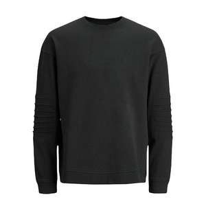 Sweat-shirt pour homme à la mode, manches longues, uni, décontracté, vente en gros, 100% coton, prix bas, design personnalisé, haute qualité - Product Image 4