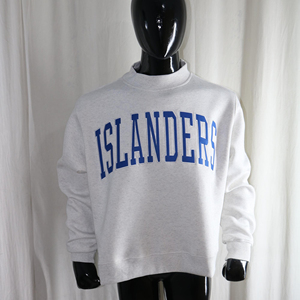 Sudadera Islander con Cuello Alto, Corte Regular, Tejido de Algodón, Unisex, Informal, para Otoño, con Estampado Frontal de Letras CLUSH SPORTS - Product Image 4