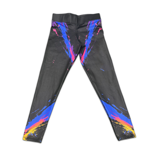 Leggings imprimés pleine longueur pour hommes avec taille élastique, séchage rapide, en Spandex et Polyester, pantalon de sport - Product Image 2
