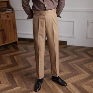 <b>Man</b> Dress <b>Pant</b> Premium Business Trousers <b>Man</b> Dress <b>Pant</b> Slim Formal Office Wedding <b>Pants</b> Straight Leg Breathable <b>Stretch</b> Lightwe - Product Image 1