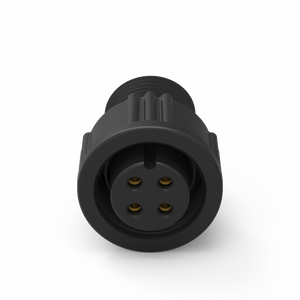 Conector Impermeable IP67 de 10A, Tamaño B, 4 Pines, Moldeado con Cable, Contacto de Latón - Product Image 3