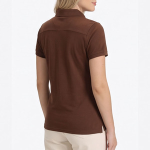 Chemises de golf et de tennis personnalisées avec logo pour vêtements de sport, nouvelle arrivée, polos de performance pour femmes, tissu respirant, manches courtes, athlétique - Product Image 4