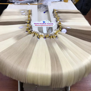 วิกผมคนผมแท้สีบลอนด์มัดเรียงผมมนุษย์เวียดนาม - Product Image 2
