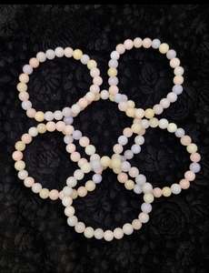 Bracelet en pierre de Morganite naturelle 8 mm, best-seller, pierre semi-précieuse, bracelet de guérison Reiki, pierre taillée, meilleure qualité - Product Image 2