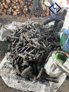 Charbon de bois naturel écologique de mangrove, bâtonnets de charbon de bois dur pour barbecue extérieur commercial avec faible teneur en cendres - Product Image 2