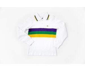 Camiseta Casual de Manga Larga 100% Algodón para Hombre, Estilo Vintage Ecológico, Antiarrugas, Transpirable, Atuendo para Mardi Gras - Product Image 2